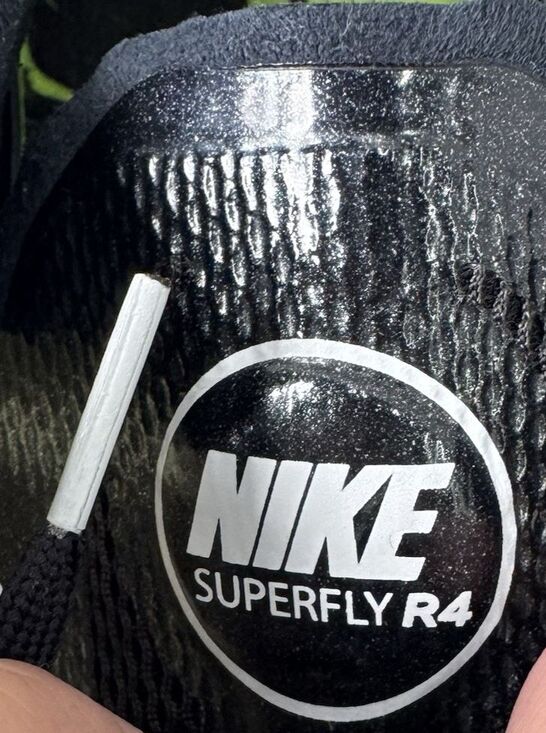Nike Superfly R4 White Black Volt Track Spikes 526626-170 Mens Size 15 Sprinting main image 9